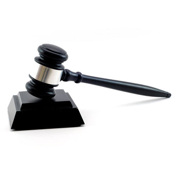 Ebony Finish Gavel Set